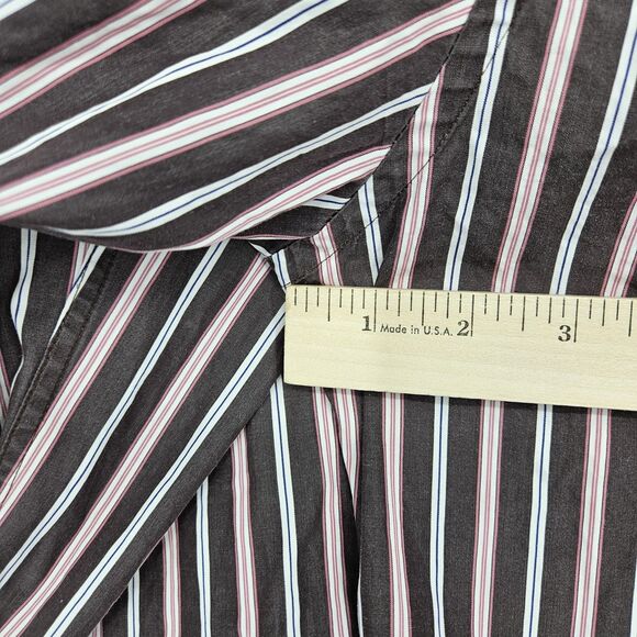 Peter Millar Shirt Mens XXL Button Up Long Sleeve Preppy Striped Casual Colorful - Picture 7 of 10